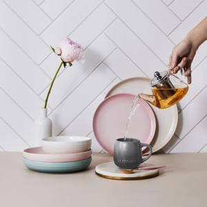 Le Creuset Stoneware Meringue Coupe Side Plate 22cm